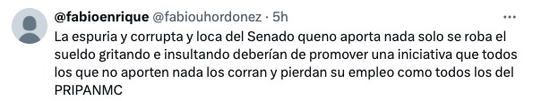 Acusan de corrupta y espuria a Lilly Téllez