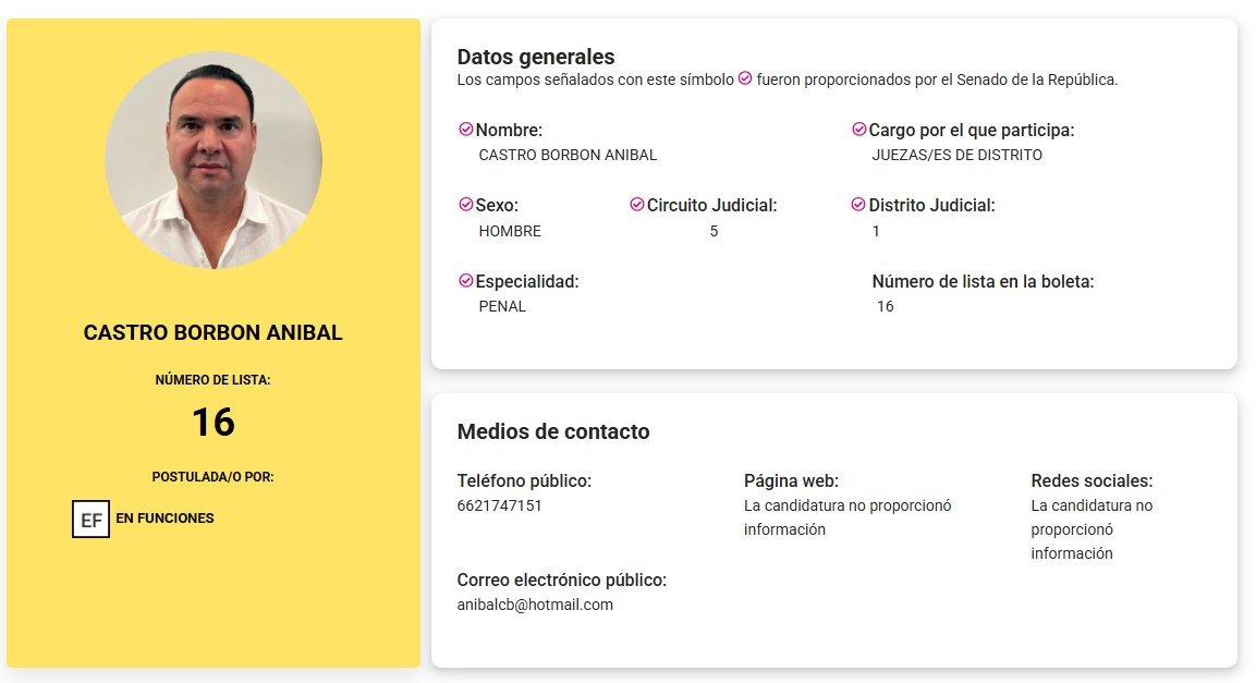 Candidato 16