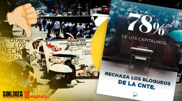 Capitalinos rechazan a la CNTE