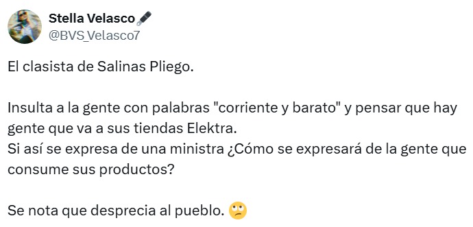 Clasista Salinas Pliego