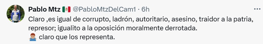 Corrupto, ladrón, autoritario