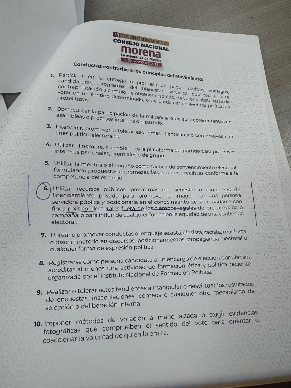 Decálogo de Morena