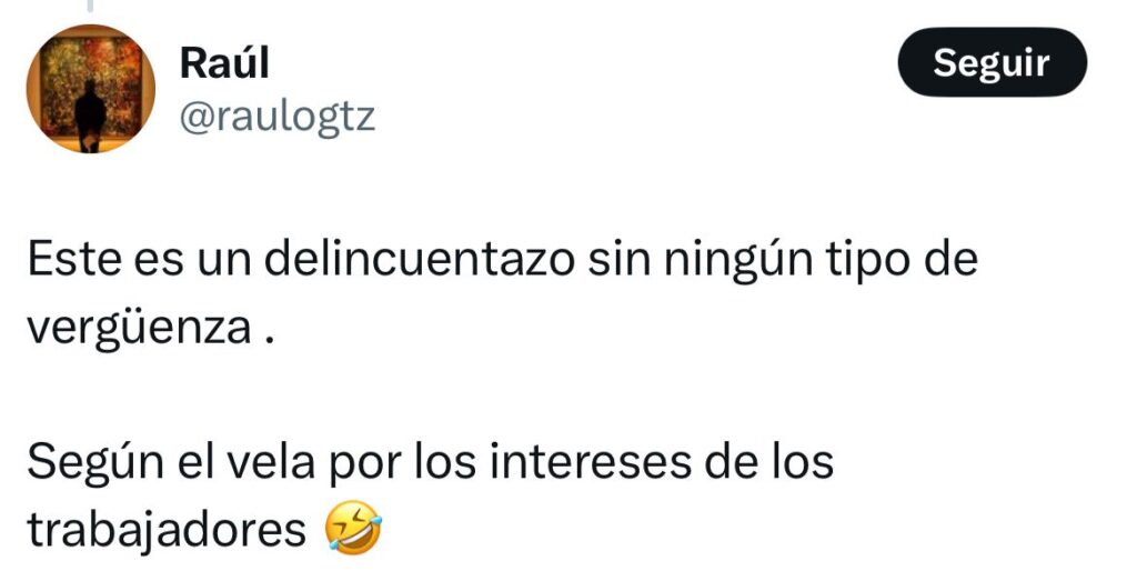 delicuentazo sinvergüenza