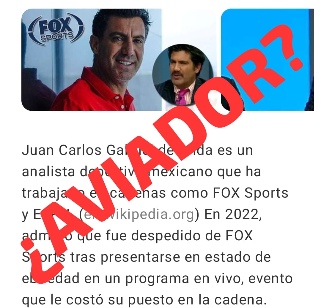 Denuncia a aviador