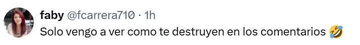 Destruyen en los comentarios