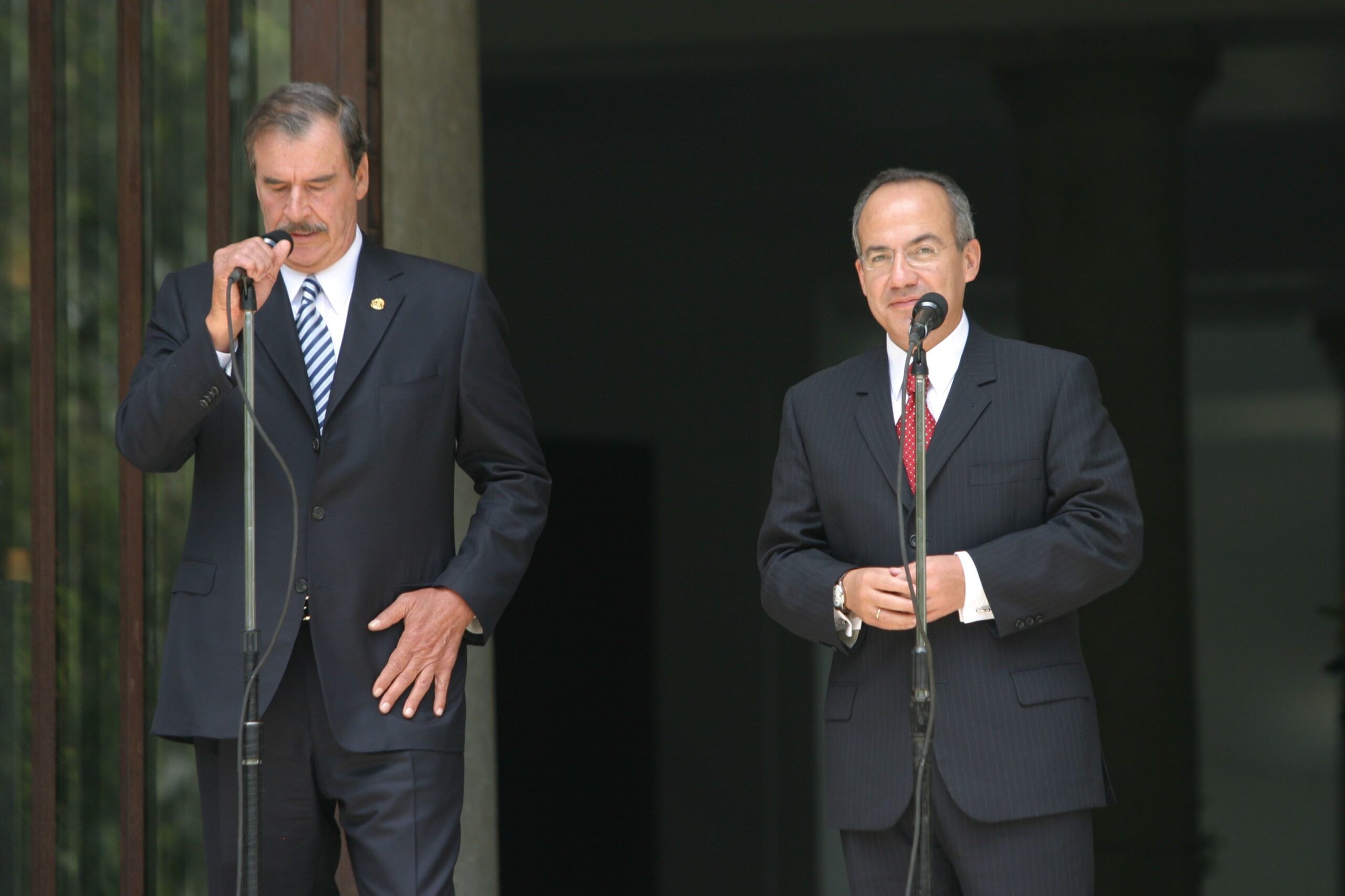 Fox y Felipe Calderón