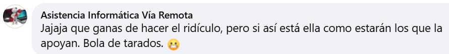 ganas de hacer el ridículo