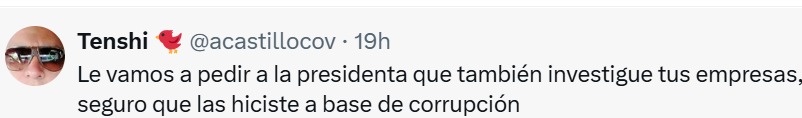 Que se investigue empresas de Xóchitl Gálvez
