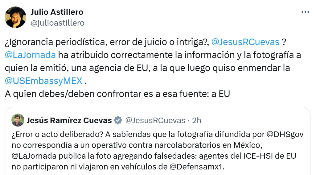 Julio Astillero vs. Jesús Ramírez Cuevas
