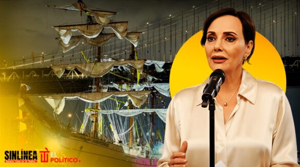 Lilly Téllez politiza tragedia del buque Cuauhtémoc en NY
