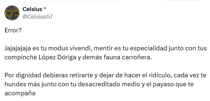 Loret de Mola carroñero