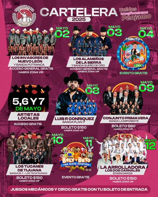 Los Tucanes de Tijuana en Feria de Pénjamo