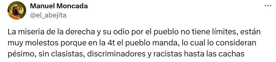 la miseria de la derecha no tiene limites