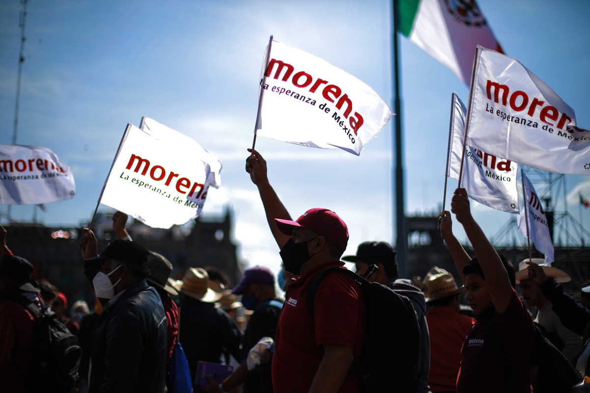 Morena militantes