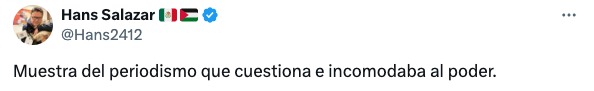 Muestra del periodismo incómodo