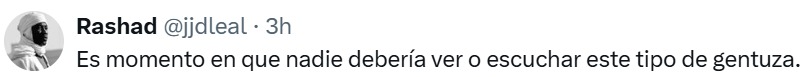 Nadie debería escuchar