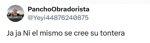 Ni el se cree su dichos