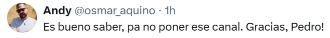 No poner Canal Once