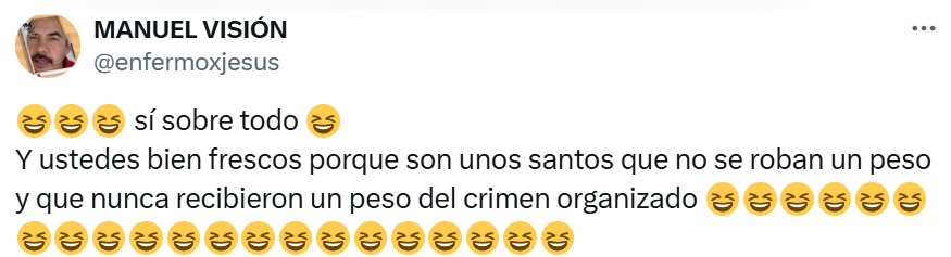 No roban ni un peso