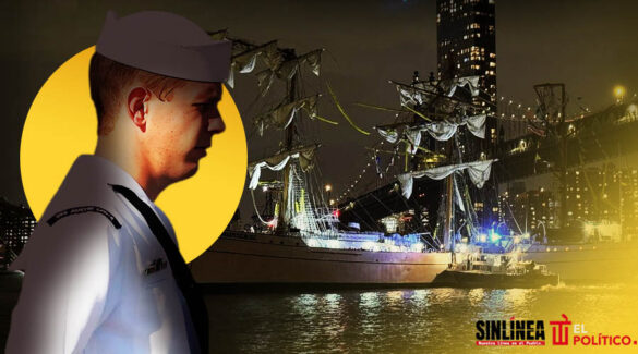 Piloto neoyorquino en Buque Cuauhtémoc