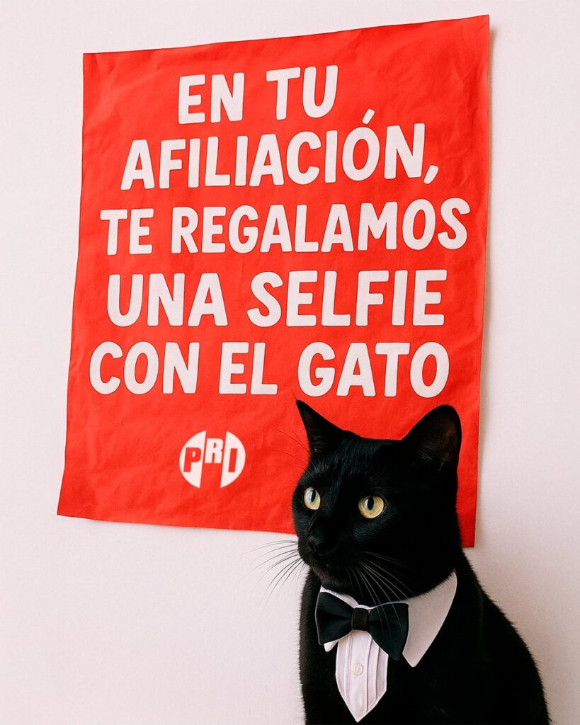 PRI ofrece selfie por afiliarse