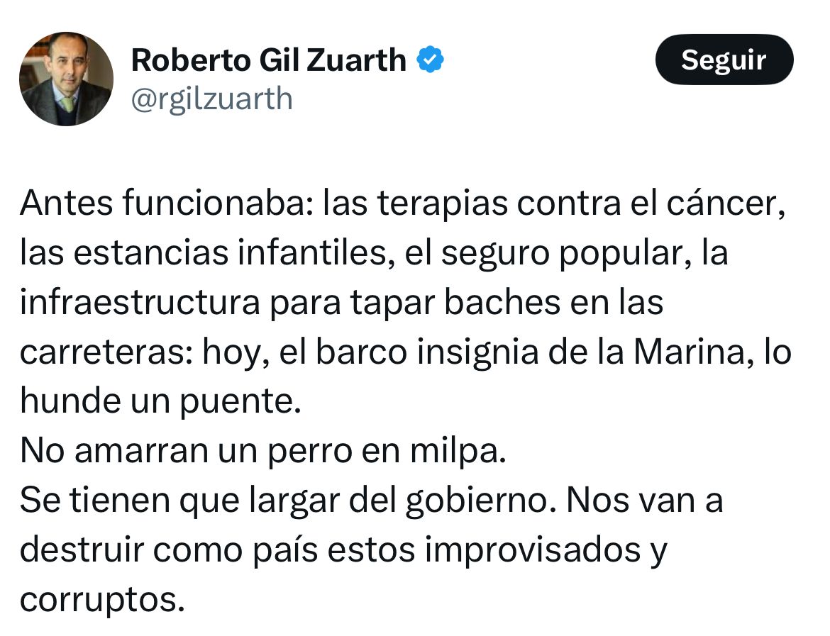PRIAN ataca administración de Sheinbaum por choque del buque cuauhtémoc 