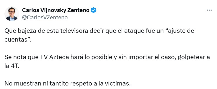 Redes exhiben a reportero de TV Azteca