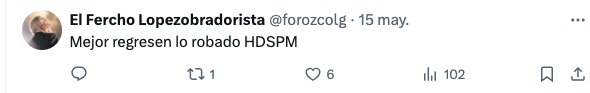 Regresen lo robado