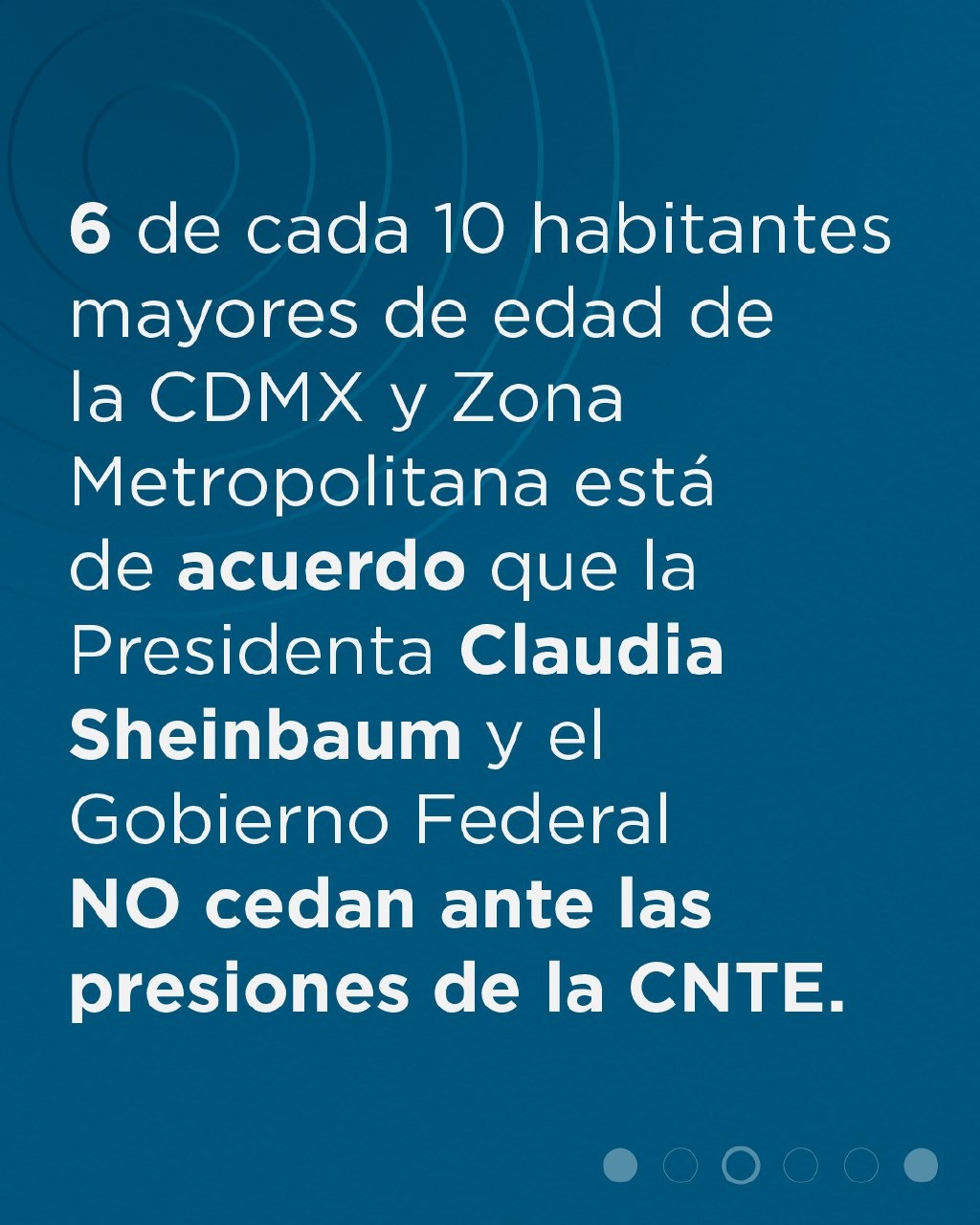 Mexicanos y su respaldo al Gobierno