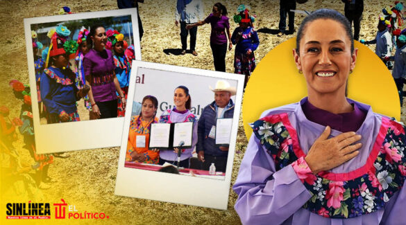 Sheinbaum entrega escrituras territoriales en Baborigame