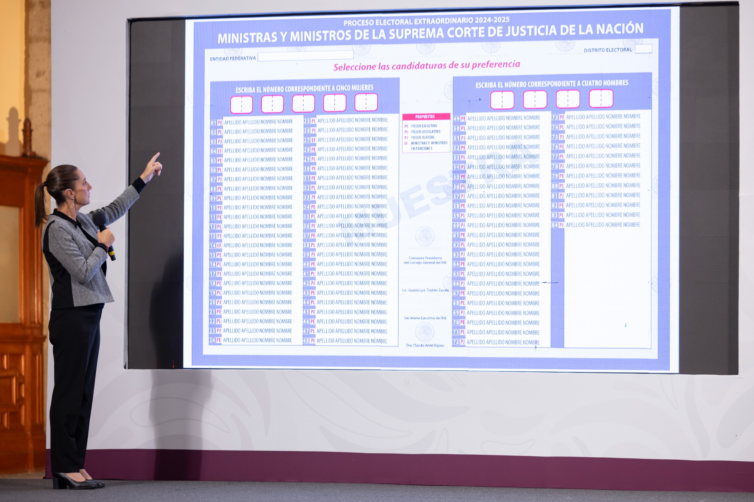 Sheinbaum llama a participar en elección