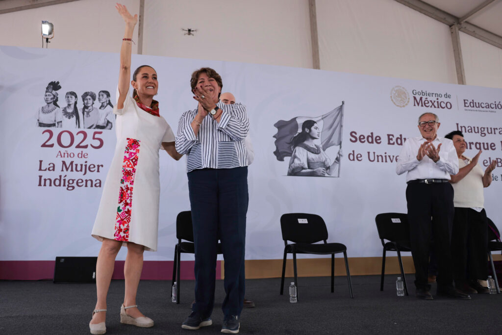 Sheinbaum y Delfina Gómez