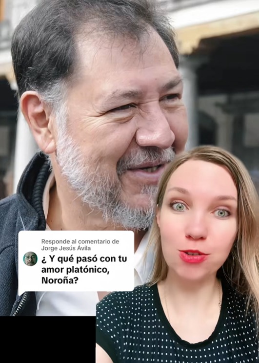 Tiktoker elogia a Noroña