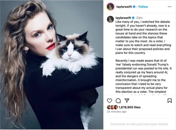 Trump contra Taylor Swift