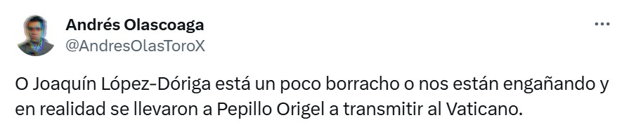 Usuarios exhiben a López-Dóriga