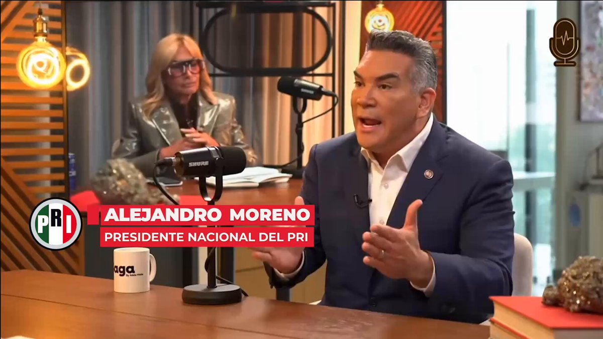 Alito Moreno con Adela Micha