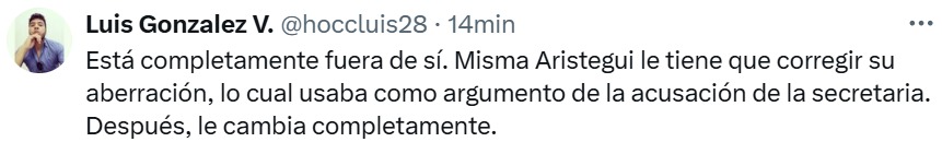 Anabel Hernandez fuera de si