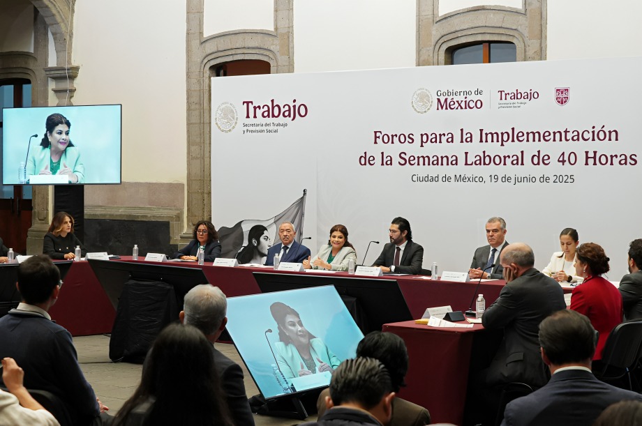 Brugada incia foros para jornada laboral de 40 horas
