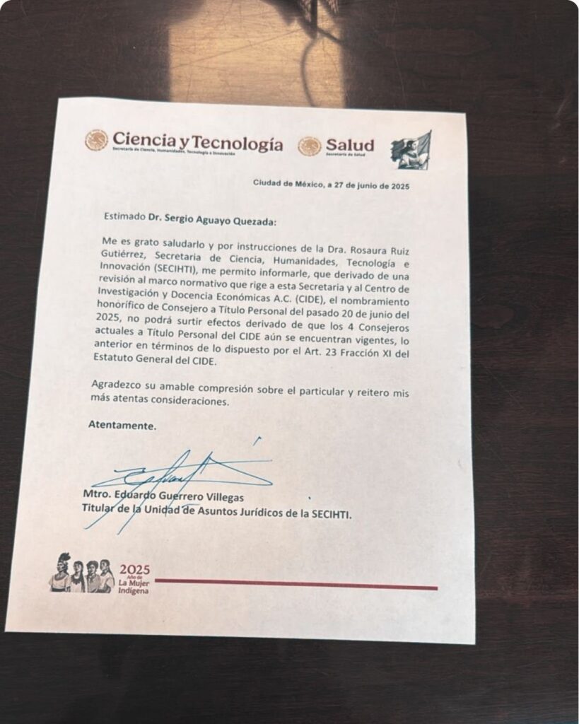 Carta CIDE