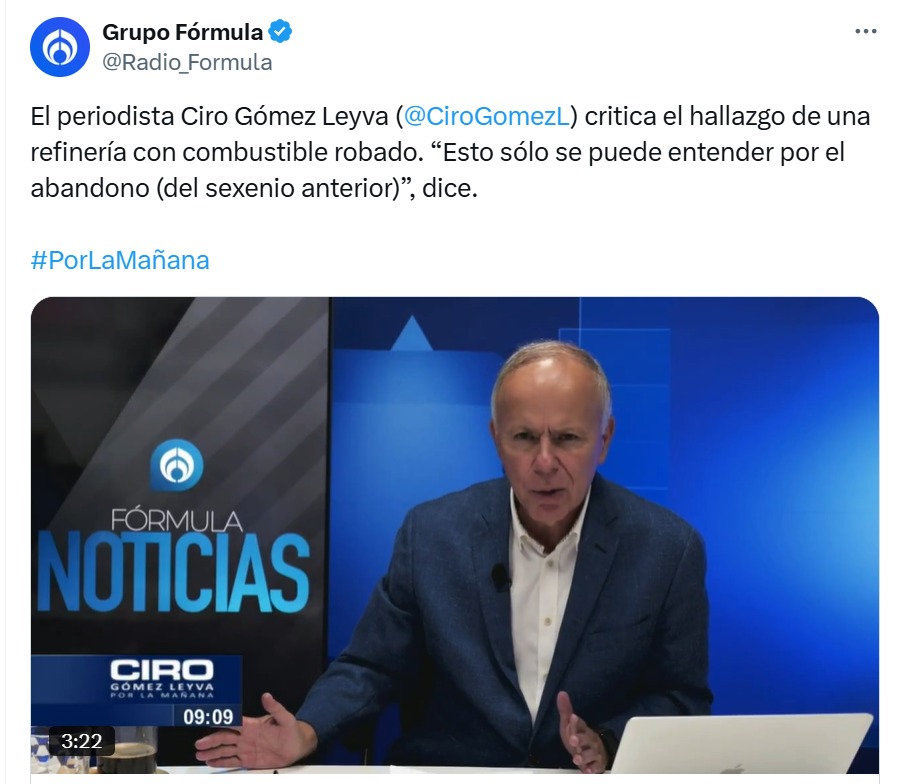 Ciro Gómez Leyva en Fórmula