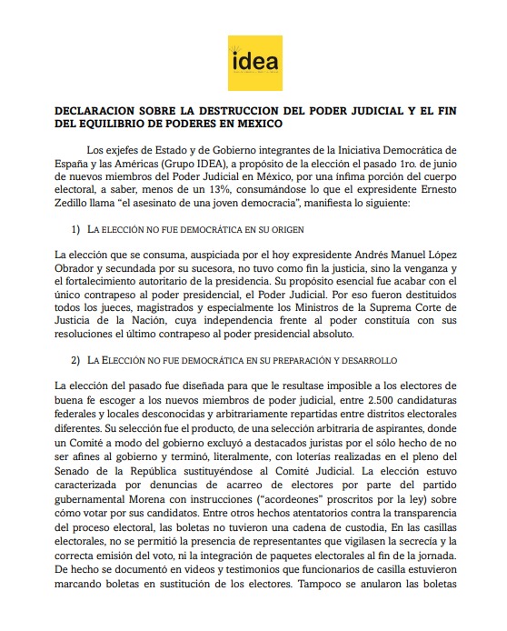 Comunicado Grupo idea