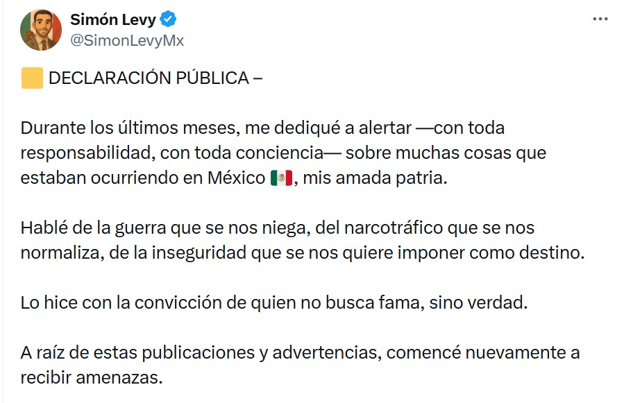 Comunicado Simón
