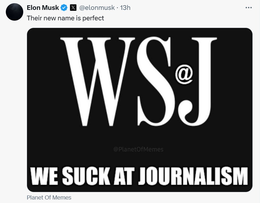 Elon Musk contra WSJ
