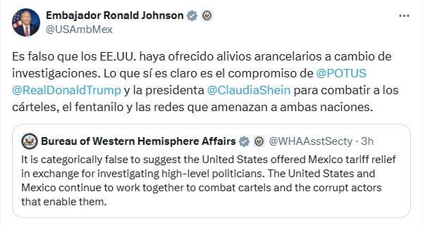 EU desmiente alivios arancelarios