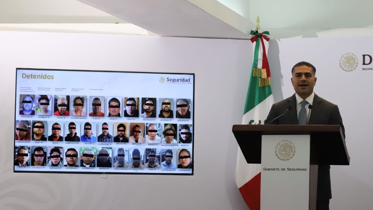 Harfuch informa de golpe a líderes del Huachicol