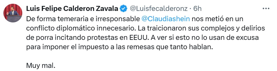 Hijo de Calderón en X