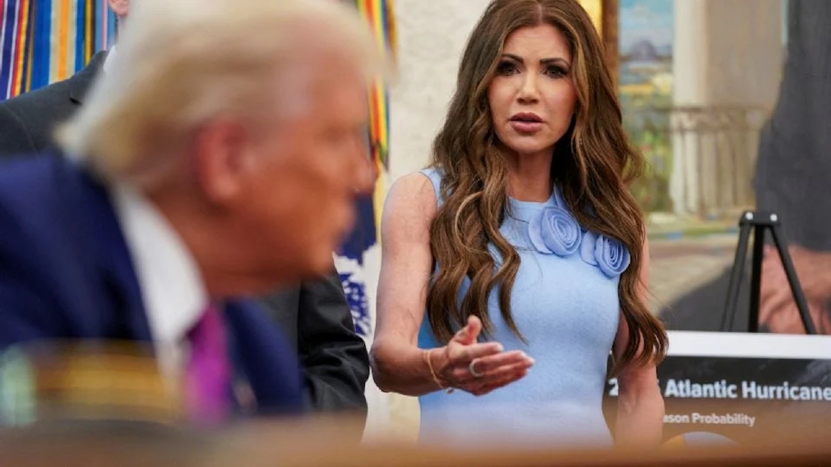Kristi Noem acusa a Sheinbaum