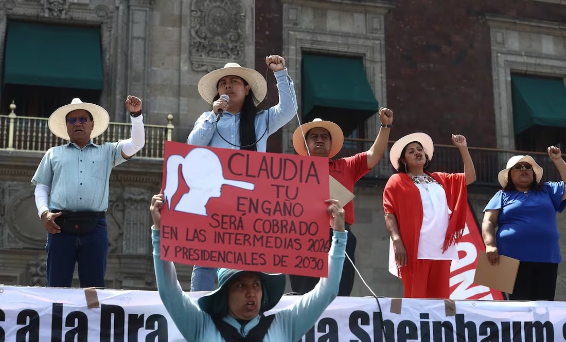 Levantan plantón de la CNTE
