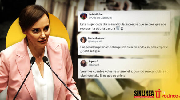 Lilly Téllez felicita a quienes votaron por la mamá de Noroña