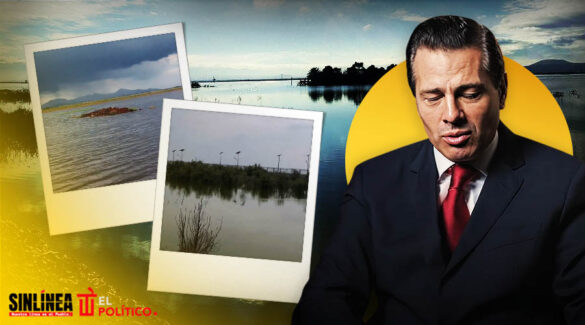 Lluvias inundan lo que sería el NAIM de Peña Nieto |VIDEOS